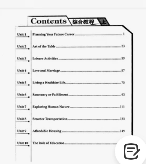 研究生英语综合教程课后答案(上) 感兴趣的...
