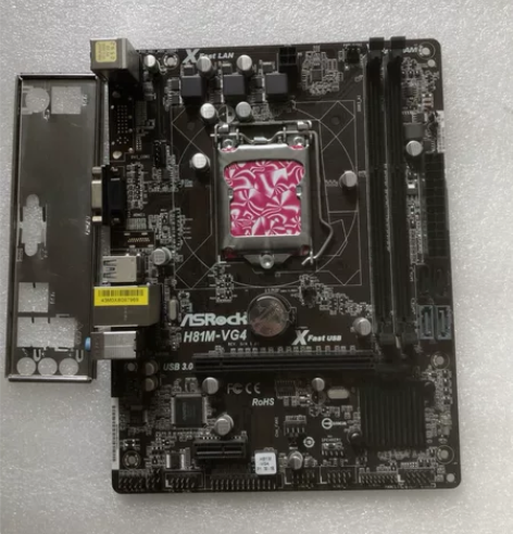 华擎h81m-vg4主板 拆机主板 测试正...