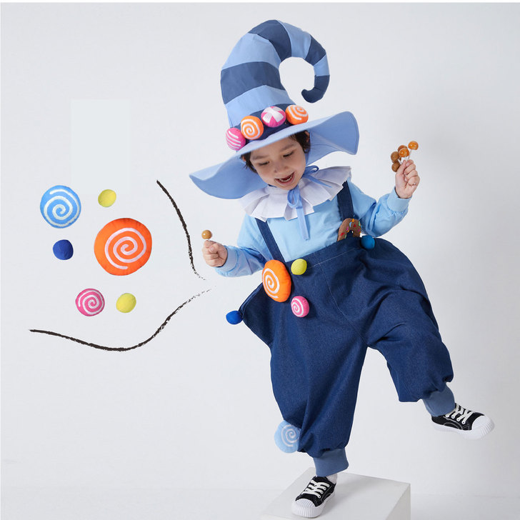 南瓜月光 服饰，幼儿园搞活动，万圣节就穿了...