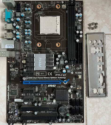 微星870-C43主板，AMD架构大板，正...