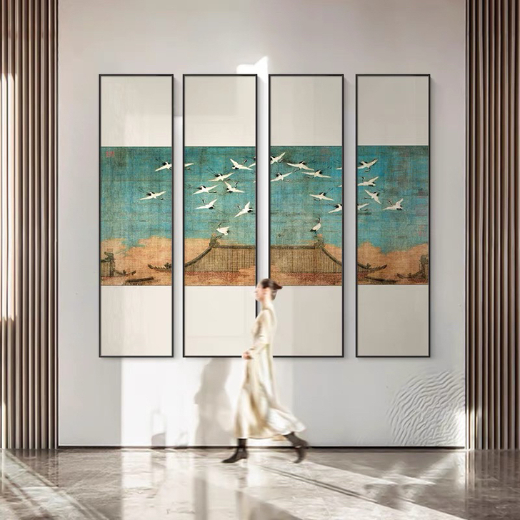 本店是生产厂家，所有装饰画都可以接受定制，...