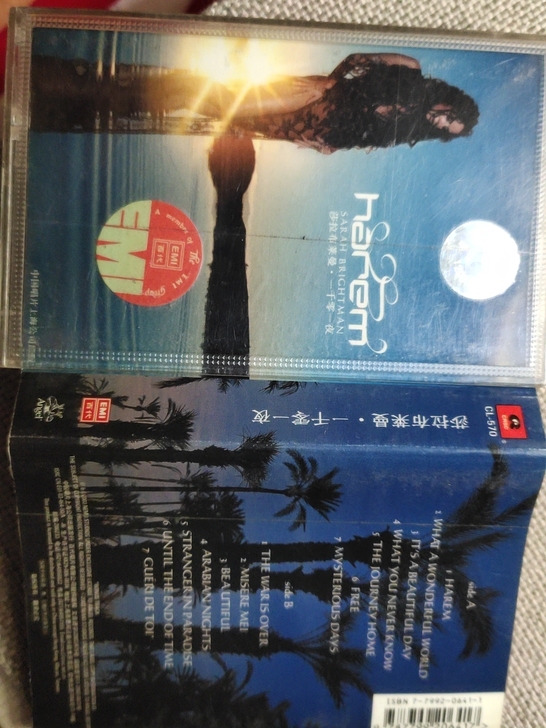 莎拉布莱曼，一千零一夜正版专辑！二手物品售...