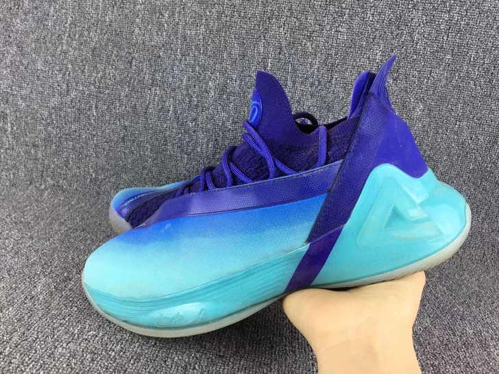 匹克帕克9实战篮球鞋湖水蓝配色