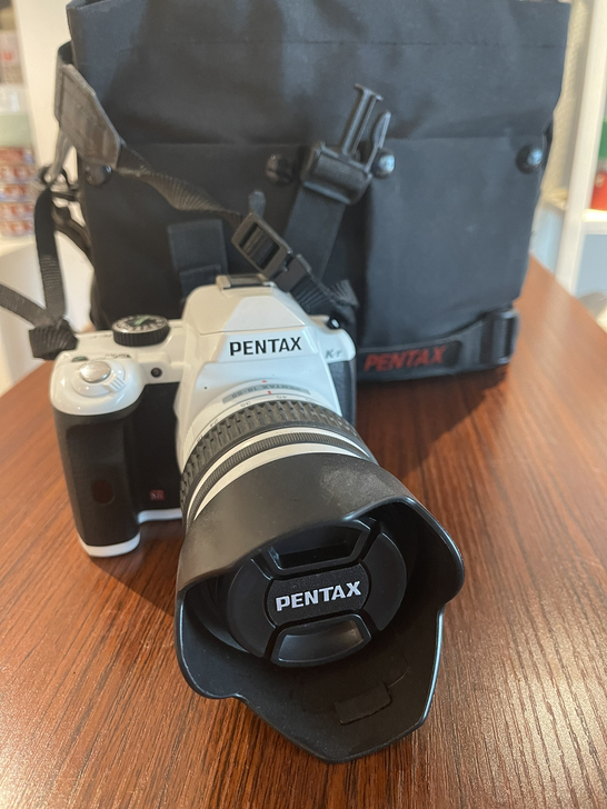 宾得单反相机!绝版Pentax Kr纯白色...
