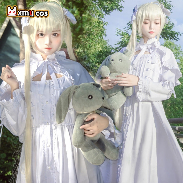 星漫域缘之空春日野穹cos服穹妹兔耳洋装c...