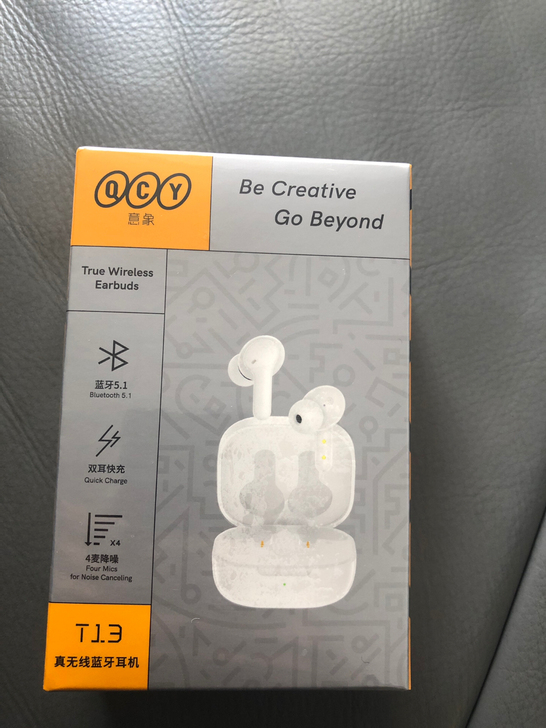全新QCY T13真无线蓝牙耳机入耳塞式单...