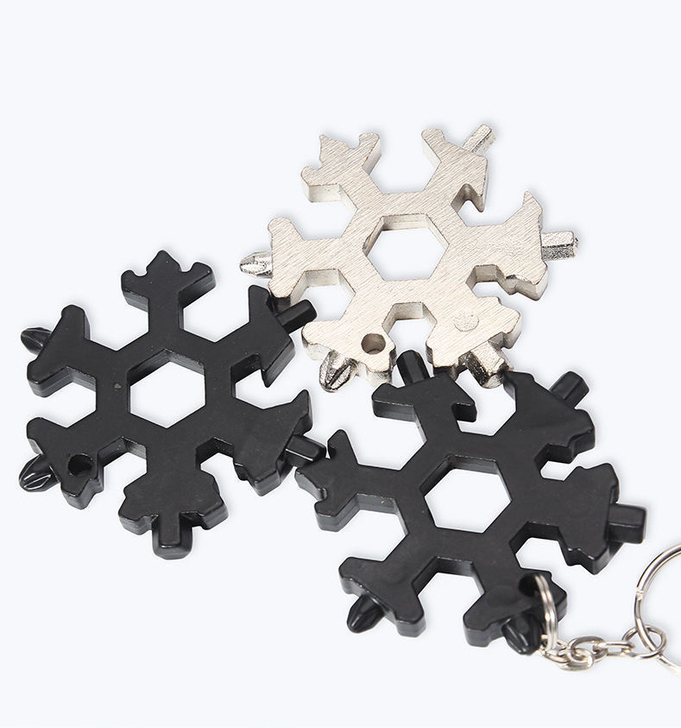 多功能雪花扳手家具组合工具便携带小型起瓶器...