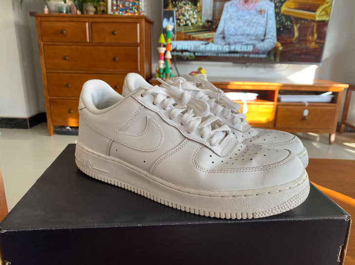 纯白Air force 1 NIKE 耐克...