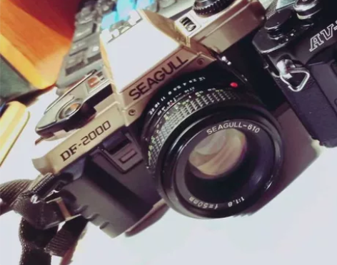 海鸥DF2000相机，没电了，拿回去换个电...