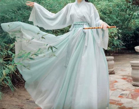 花溪子原创汉服【黛颜玉】晋制破裙交领齐腰三...