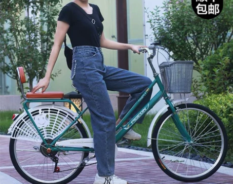 飞鸽自行车女式24寸26寸学生成人单速变