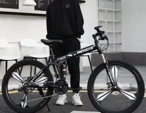 折叠山地自行车成年人变速越野单车 实体店经...