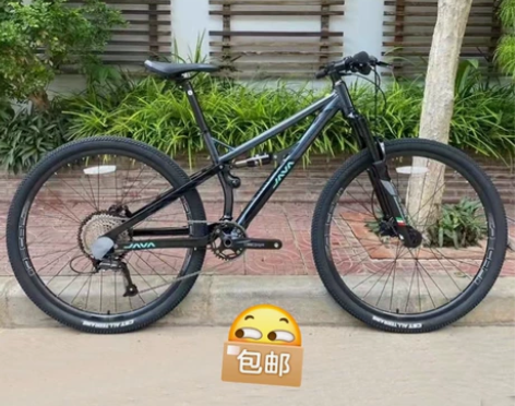 JAVA佳沃软尾山地车铝合金自行车软尾车架...