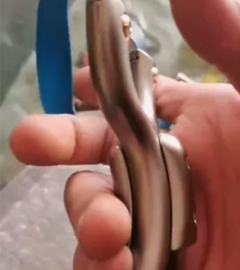 不锈钢扁皮弹弓反曲设计，手感好，水手弹弓。...