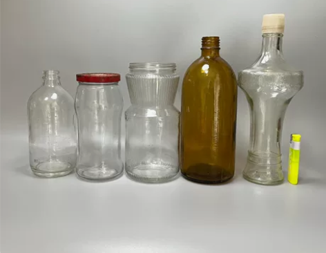 老玻璃瓶，Vintage中古插花花瓶，摆件...