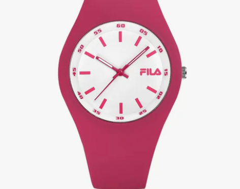 【小红书爆款】FILA/斐乐玫红果冻表学生...