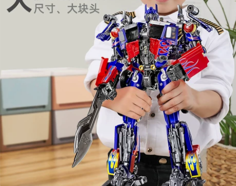 网红儿童变形玩具合金恐龙擎天柱手办大黄蜂