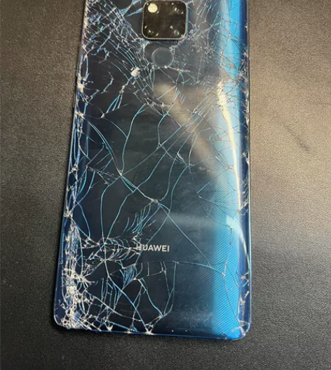 华为mate20x  6+128屏幕后盖破...
