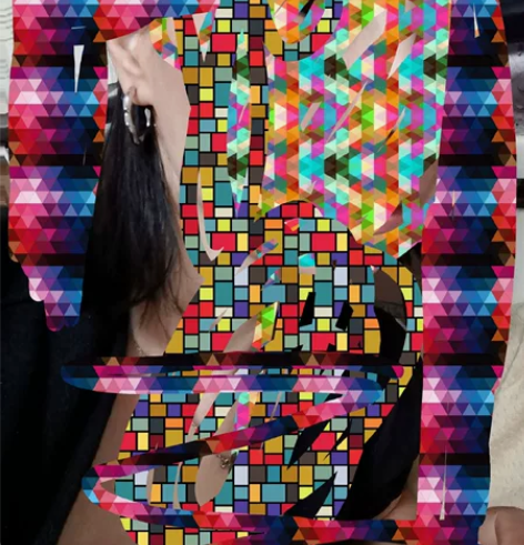 非常漂亮的环形耳环，银色款，怎么搭都很亮，...