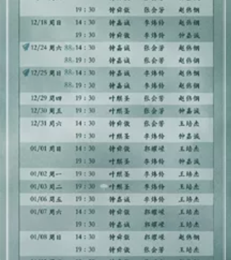 音乐剧阴天 12.16晚 2-7-8 赵伟...