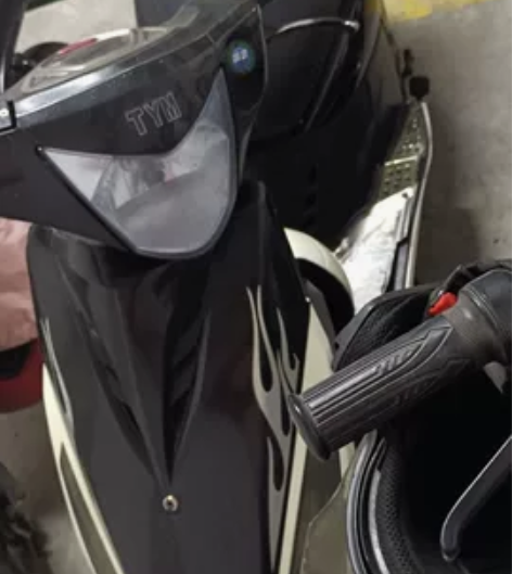 飞鹰100cc踏板摩托 协议过户 冷热一把...