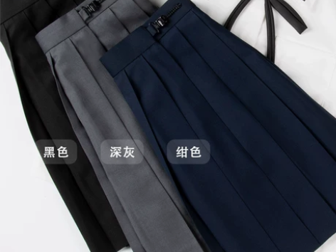 百褶裙 百褶裙短裙十字银河纯色JK裙基础款...