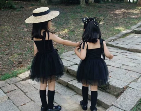 女童公主裙超仙裙子公主风高腰无袖气质日系蓬...