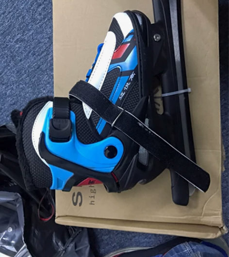 出售迈悦高速滑冰刀鞋可调节鞋码儿童学生滑冰...