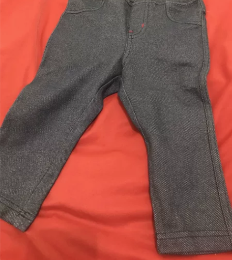童装90码七分牛仔裤，相当于80长裤，屁屁...