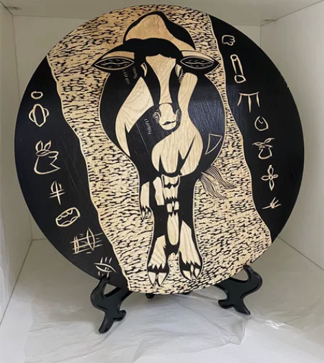 手工木雕木刻 艺术摆件 质感好 全新  尺...