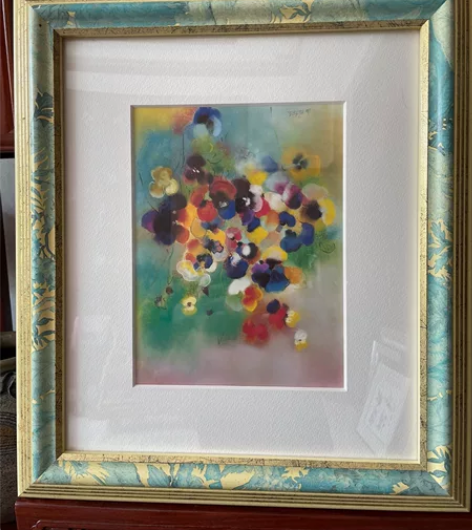 日本回流装饰工艺画 尺寸宽35厘米高40厘...