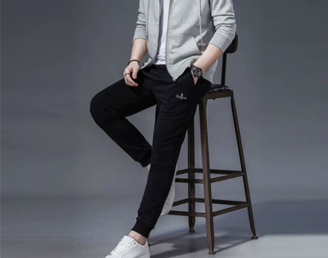 比音勒芬品牌运动套装男春秋休闲跑步男士卫衣...