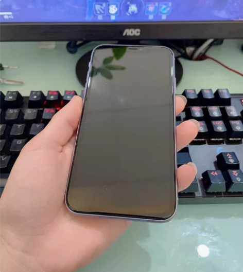 苹果11  128 紫色 9新，电池79 ...