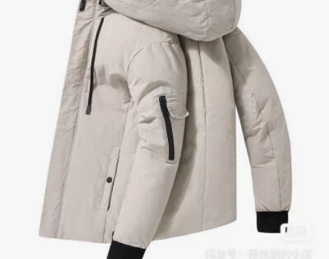 #HLA/海澜之家 冬季加厚连帽羽绒服男士...