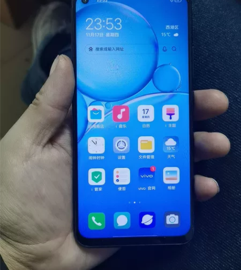 收来的二手机，型号vivo y50，除了前...