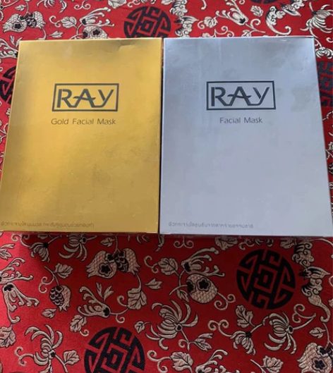 【包邮】泰国RAY蚕丝面膜补水美白收缩毛孔...