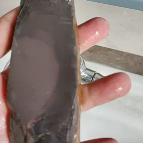 鱼脑冻把件,端砚鱼脑冻,细腻滋润,可做赏玩...