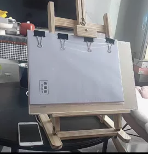 台式松木画架+8k画板 感兴趣的话点“我想...