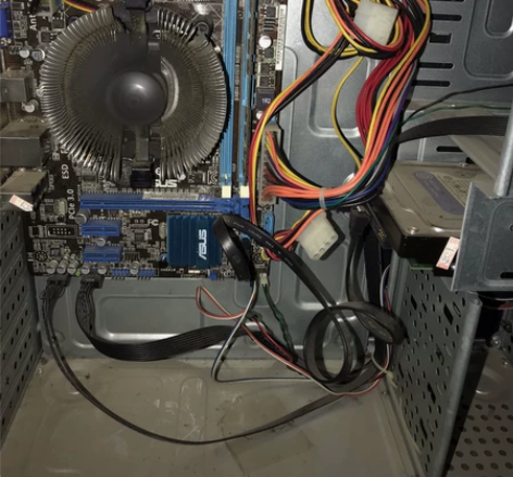 台式机主机，配置：CPU G1610。华硕...