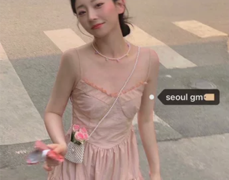 SEOUL恋爱樱花限定~韩系甜美洋气减龄浪...