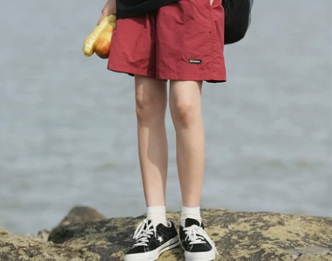糖果色日系cityboy工装短裤女薄款机能...