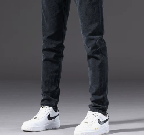 裤子男裤香港高端牛仔裤男士2022春秋季新...