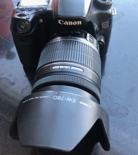 佳能70D带18-200镜头，成色战斗！对...