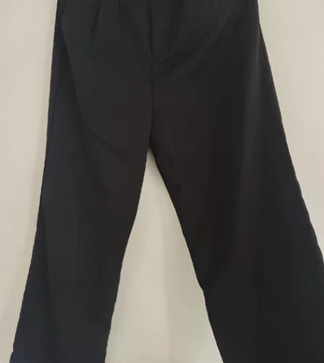 女装气质高腰黑色复古显瘦阔腿垂性休闲裤长裤...