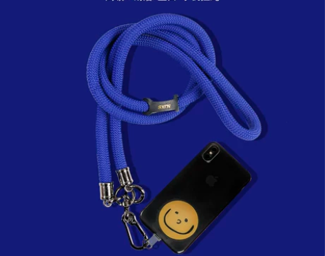 NJXS原创克莱因蓝斜挎挂脖结实耐用手机挂...