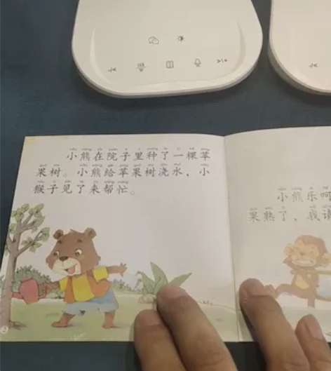 充插两用读书台灯，支持语文英语数学，故事书...