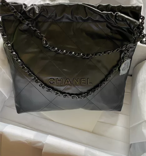 香奈儿so black22bag 小号 感...