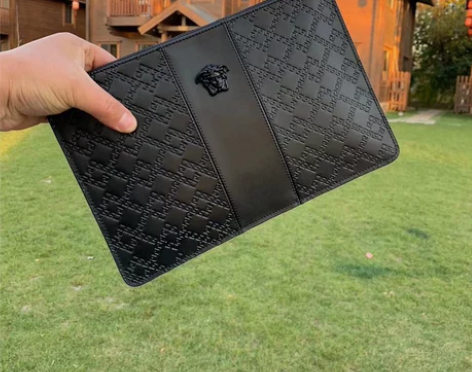 手拿包 手拿包手拎高档男士真皮潮流手包美杜...