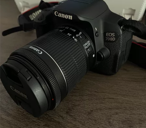 佳能eos 700d 单反搭配18-55套...