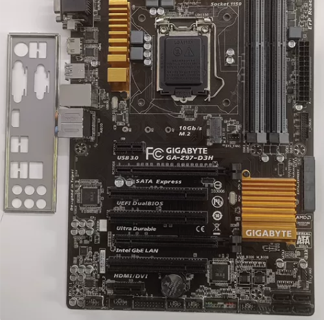 技嘉Z97-D3H 旧主板，四槽大板，功能...